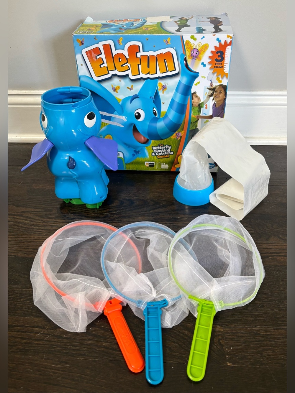 Elefun Butterfly Catching Game Hasbro 2015 Works NO BUTTERFLIES